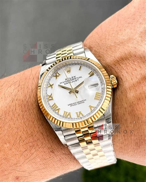 rolex datejust 28 wrist size|rolex datejust 28mm two tone.